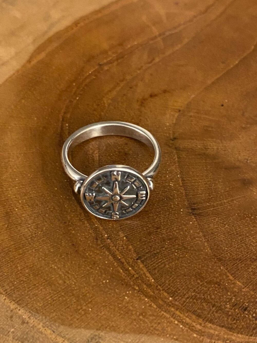 RETIRED James Avery Life's Journey Ring, Size 7, Sterling Silver